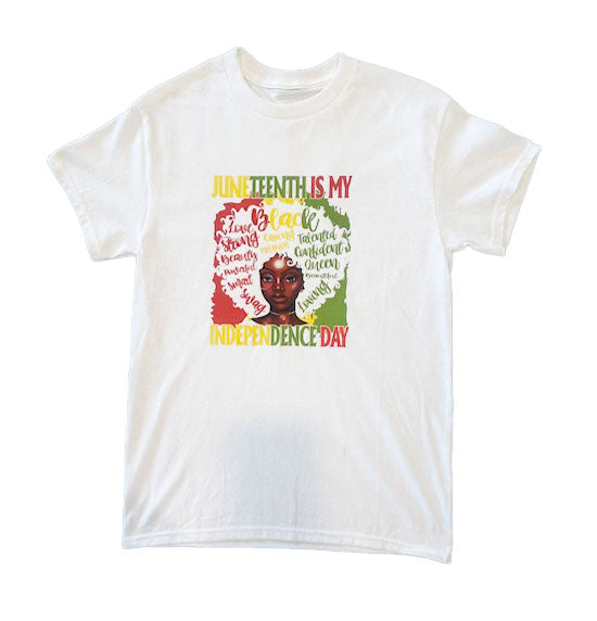 JUNETEENTH IS MY INDEPENDENCE DAY WOMEN'S TSHIRT