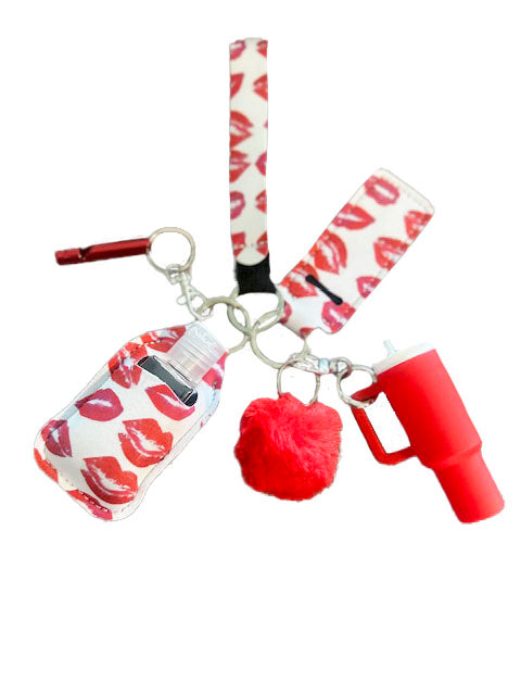 6 CHIC KEYCHAIN - LIPS