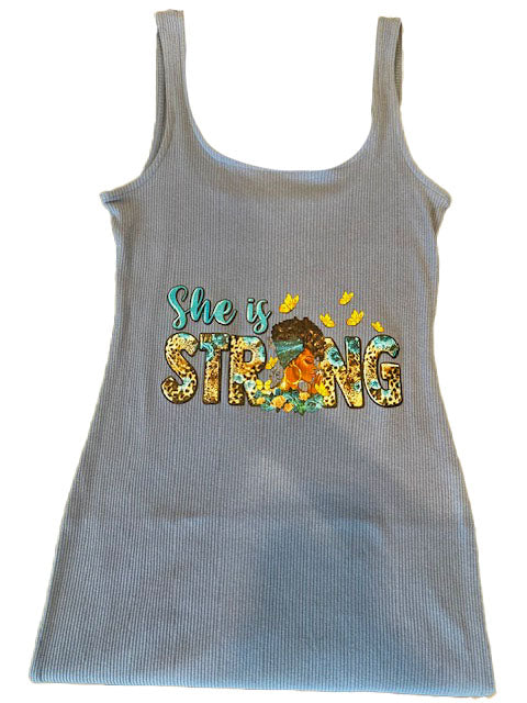 SHE IS STRONG TANK