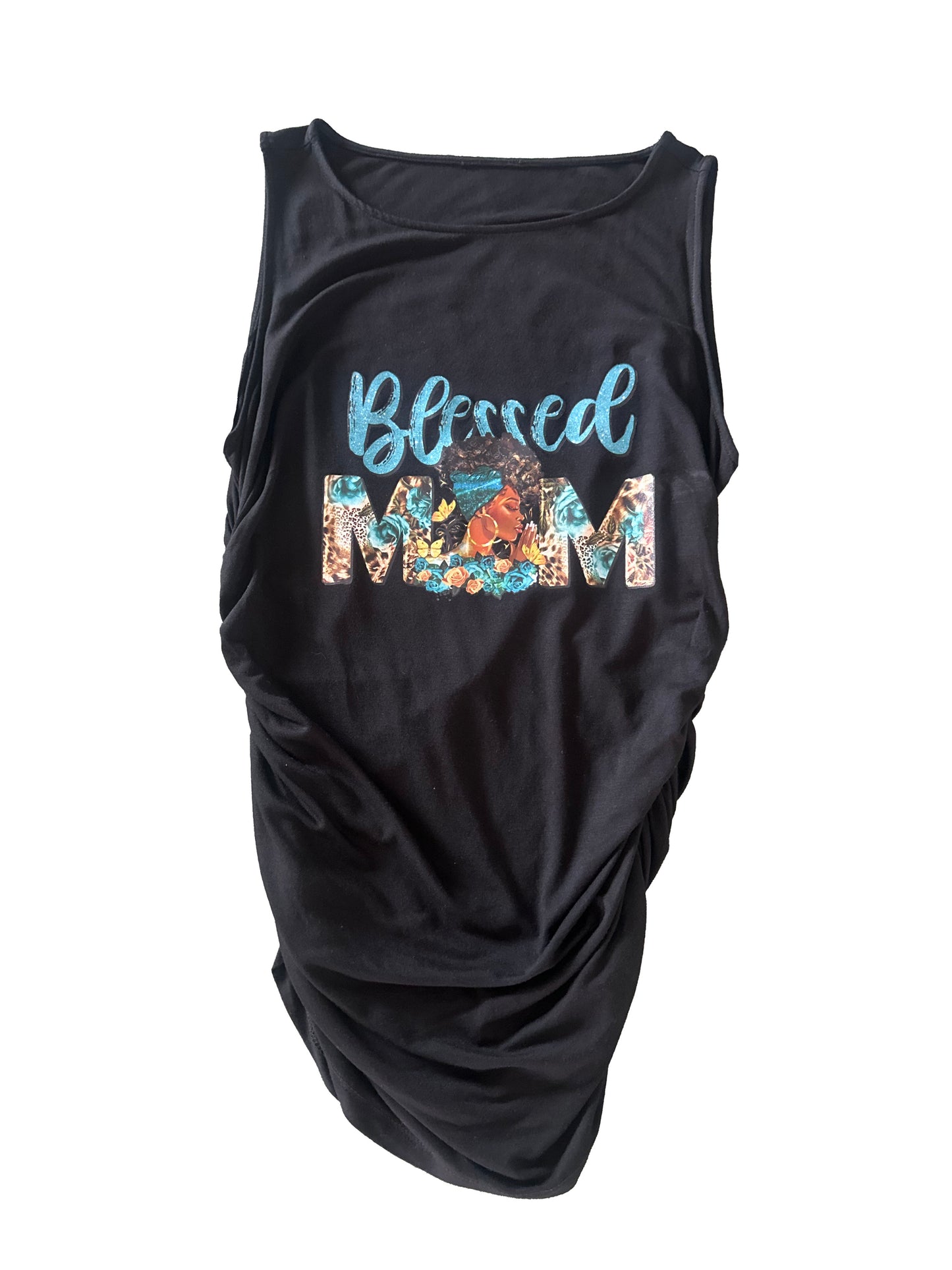BLESSED MOM BLOUSE TANK