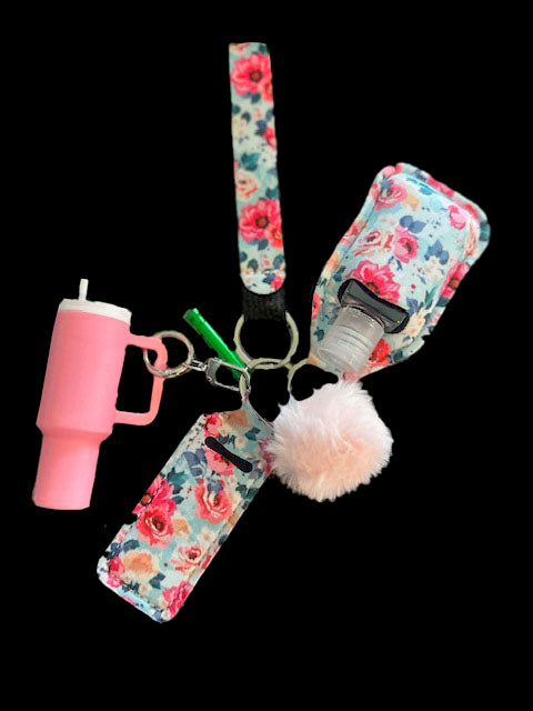 6 CHIC KEYCHAIN - FLORAL
