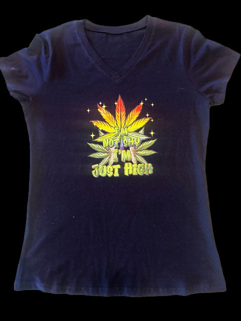 I'M NOT SHY I'M JUST HIGH T-SHIRT