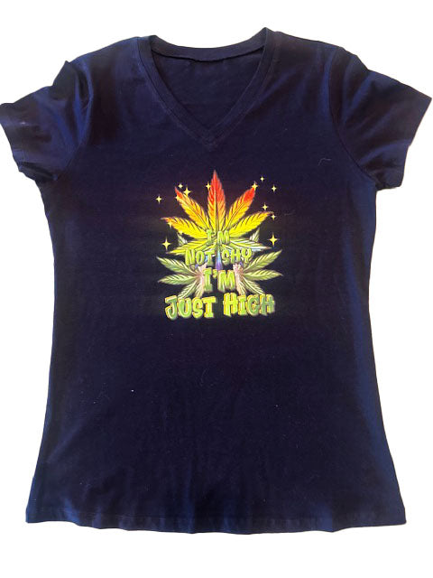 I'M NOT SHY I'M JUST HIGH T-SHIRT