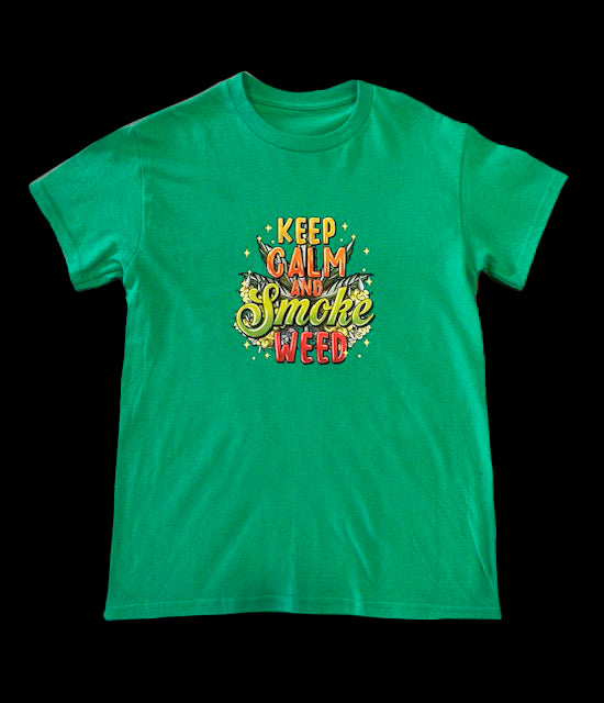 KEEP CALM AND SMOKE WEED WOMEN'S T-SHIRT