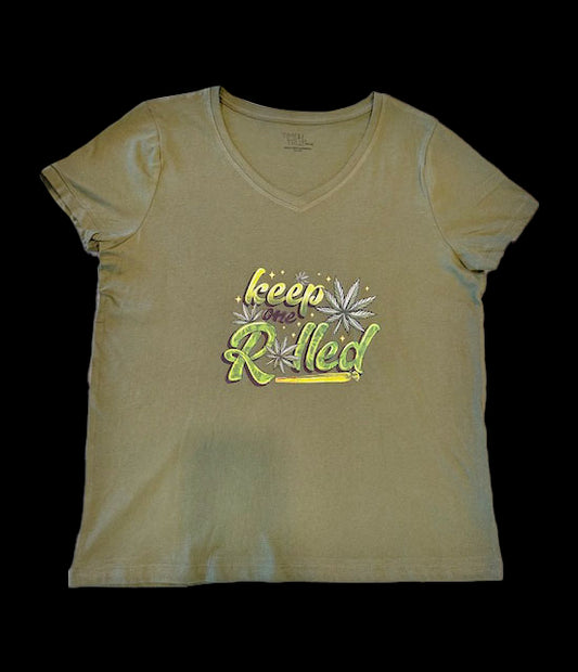 KEEP ONE ROLLED WOMEN'S TSHIRT