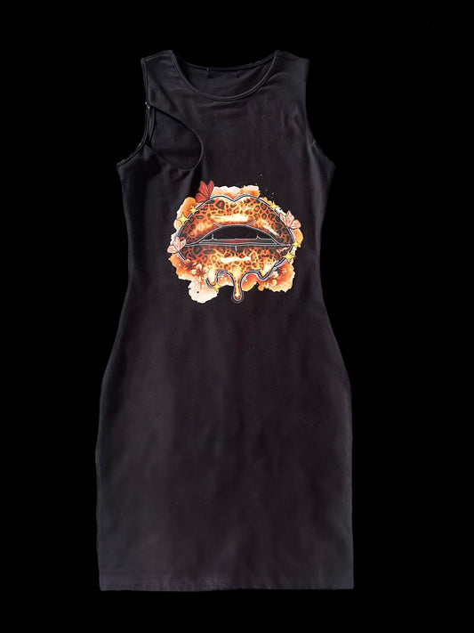 LIPS TANK DRESS