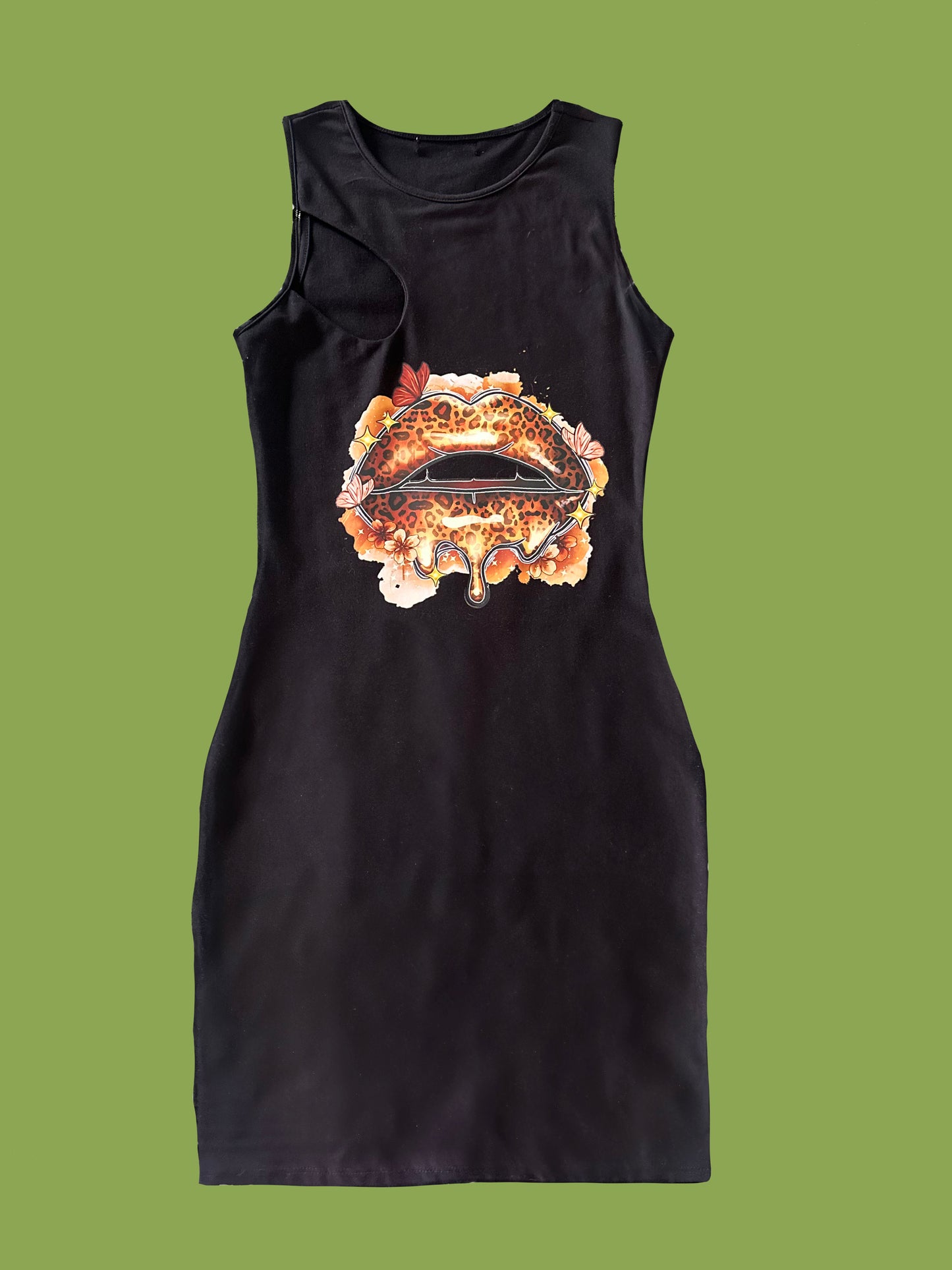 LIPS TANK DRESS