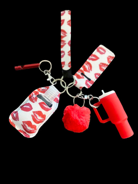 6 CHIC KEYCHAIN - LIPS