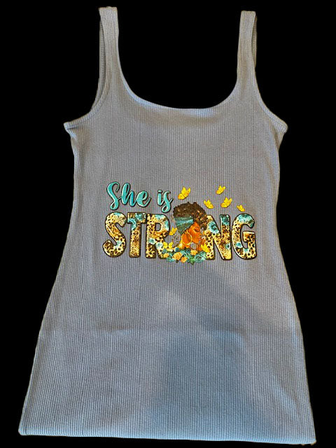 SHE IS STRONG TANK