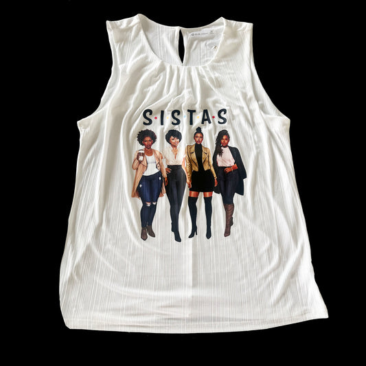 SISTAS WHITE BLOUSE