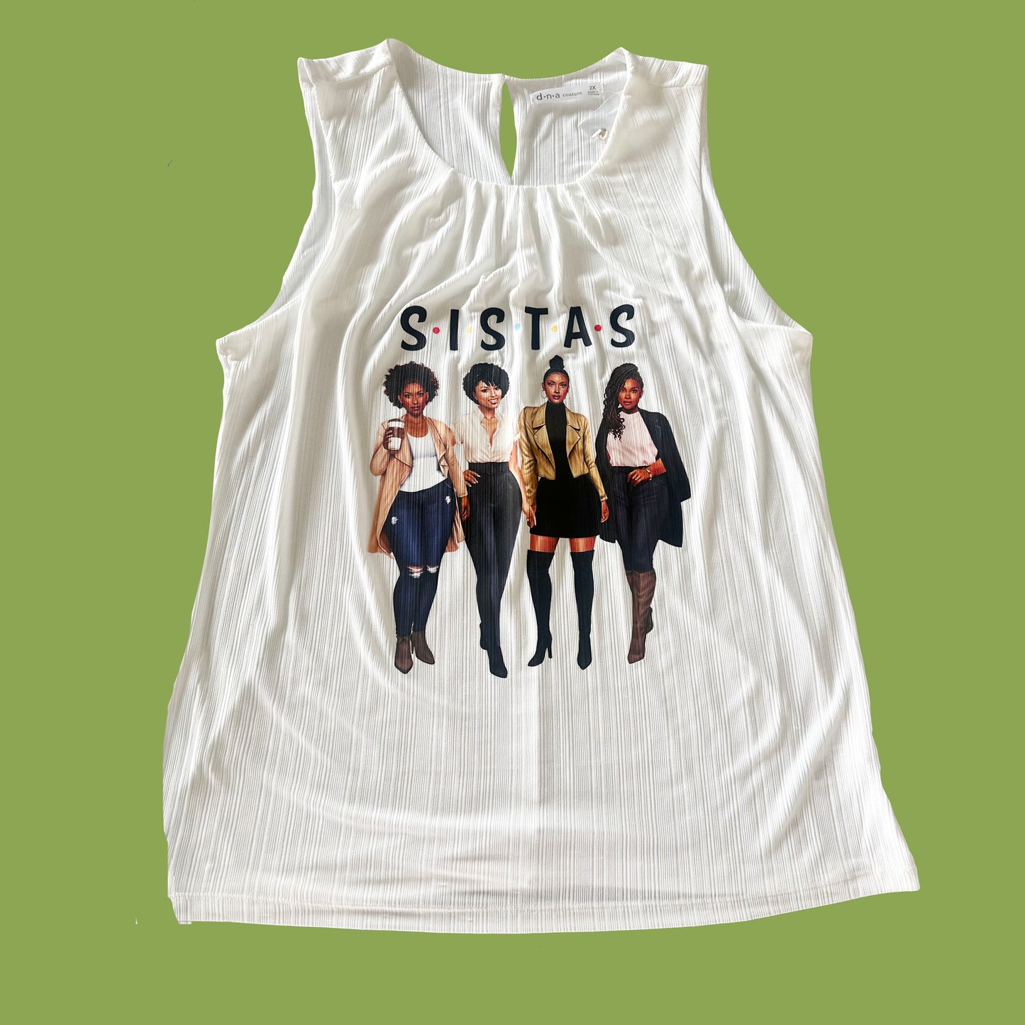 SISTAS WHITE BLOUSE