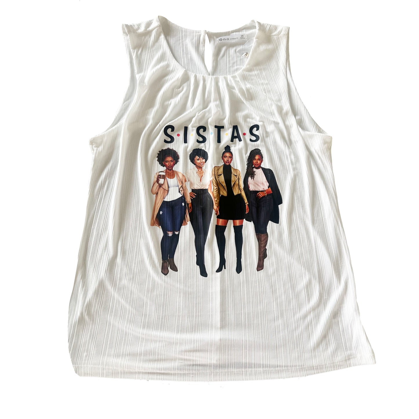 SISTAS WHITE BLOUSE