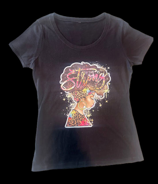 SHE IS STRONG WOMEN'S TOP + SPECIAL GIFT