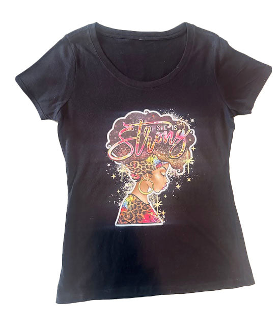 SHE IS STRONG WOMEN'S TOP + SPECIAL GIFT