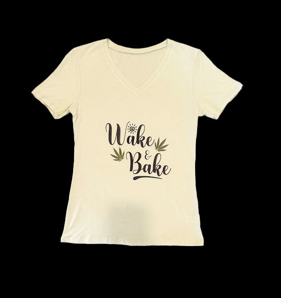 WAKE & BAKE WOMEN'S T-SHIRT