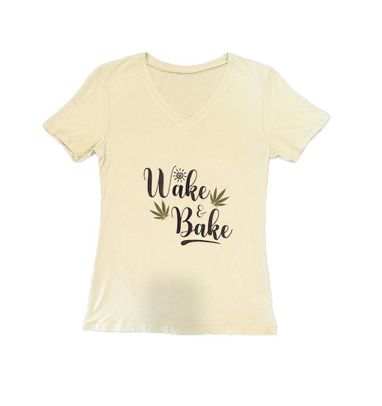 WAKE & BAKE WOMEN'S T-SHIRT